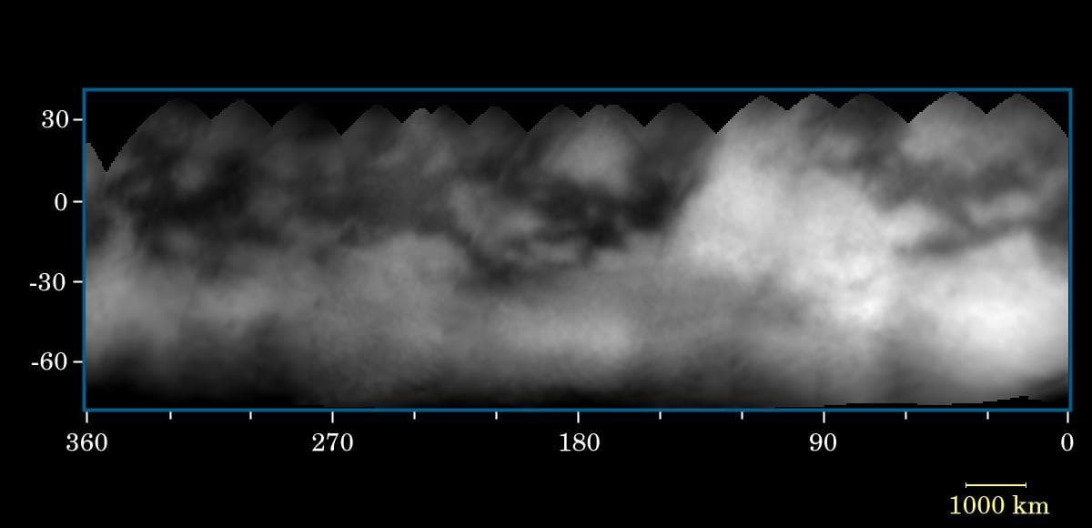 NASA image: Mapping Titan Surface