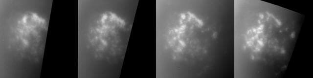 NASA image: Titan South Polar Clouds
