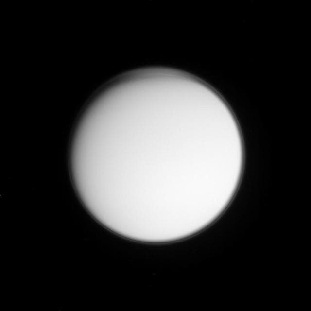 NASA image: High in the Titan Atmosphere