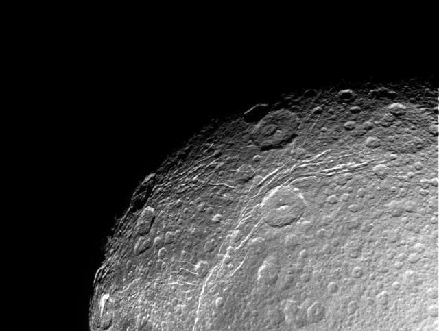 NASA image: Dione Close-up
