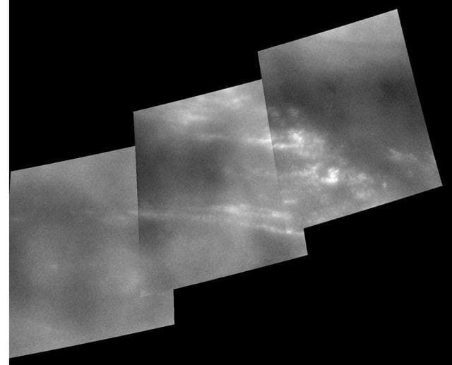 NASA image: Close Up on Titan Mid-Latitude Clouds