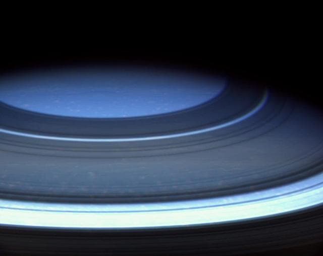 NASA image: Saturn Blue Cranium