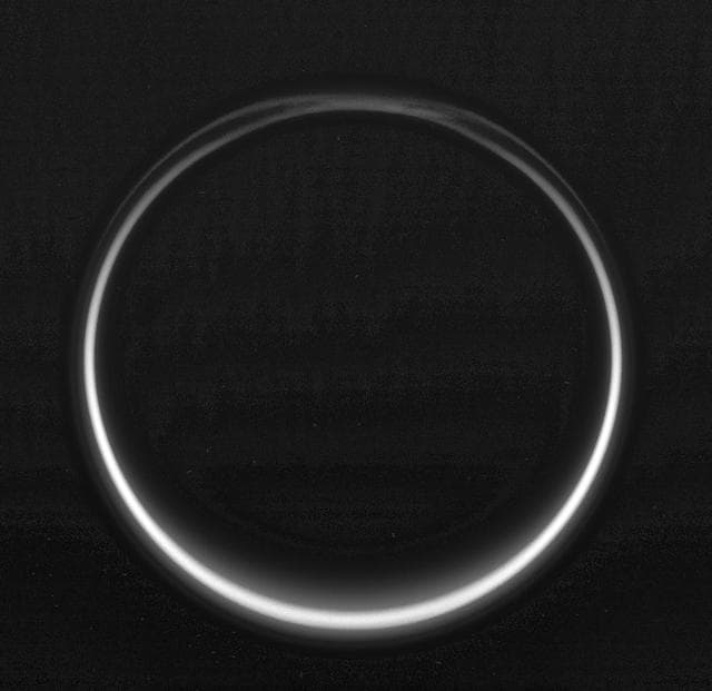 NASA image: Titan Night Side