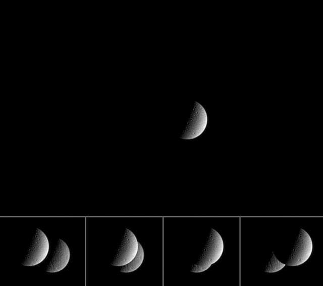 NASA image: Cassini Private Eclipse