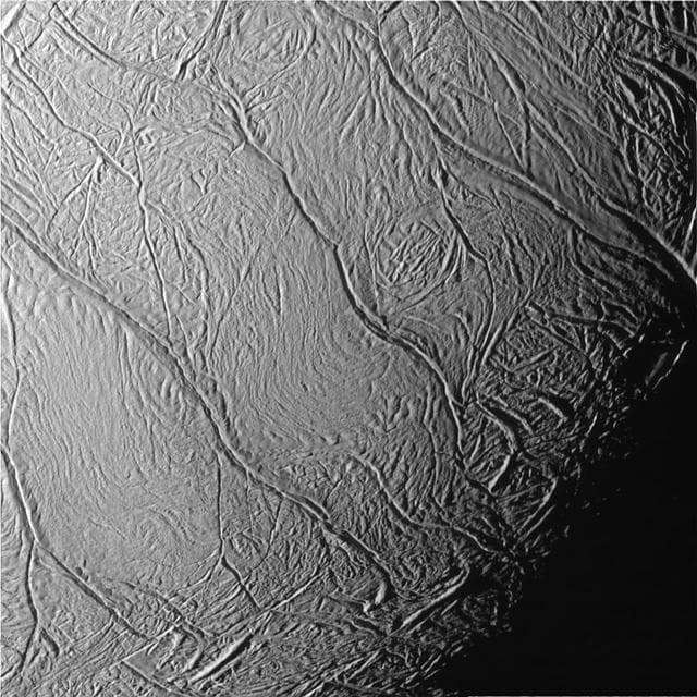 NASA image: Tiger Stripes Up Close
