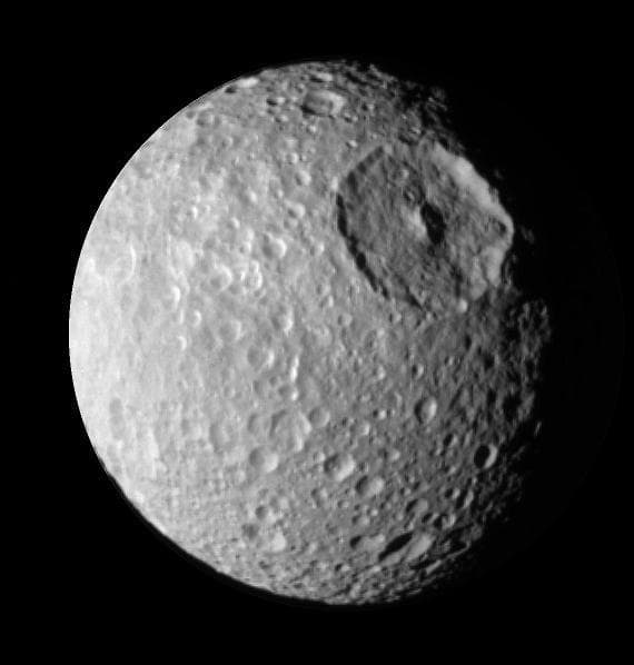 NASA image: Up Close to Mimas