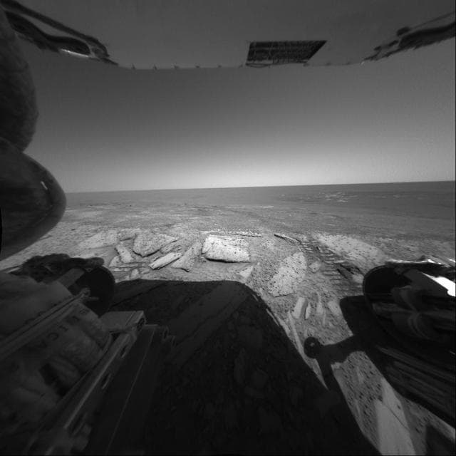 NASA image: Preparing to Dip