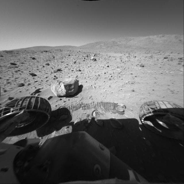 NASA image: Spirit Sol 154, Driving By