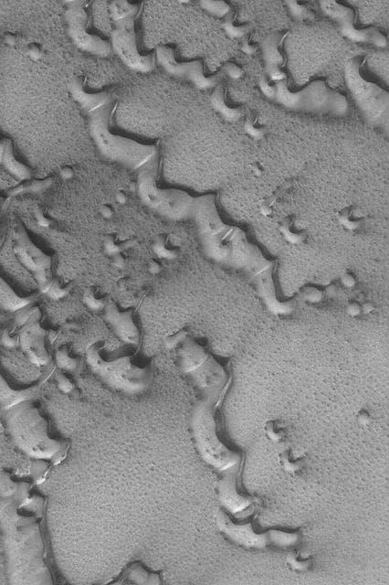 NASA image: Dunes with Frost