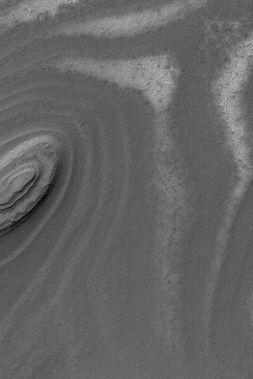 NASA image: Layered Slopes