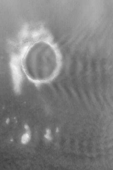 NASA image: Kunowsky Crater