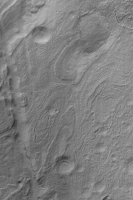 NASA image: Hellas Banded Terrain