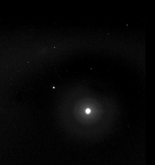 NASA image: Two Moons and the Pleiades from Mars