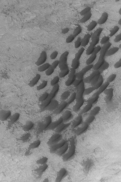 NASA image: Small Dunes in Hellas