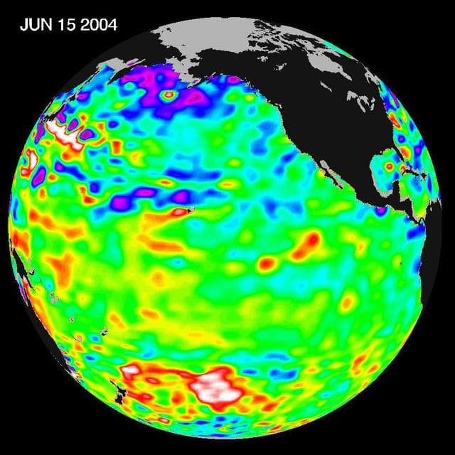 NASA image: Pacific Decadal Oscillation Influences Drought June 15, 2004
