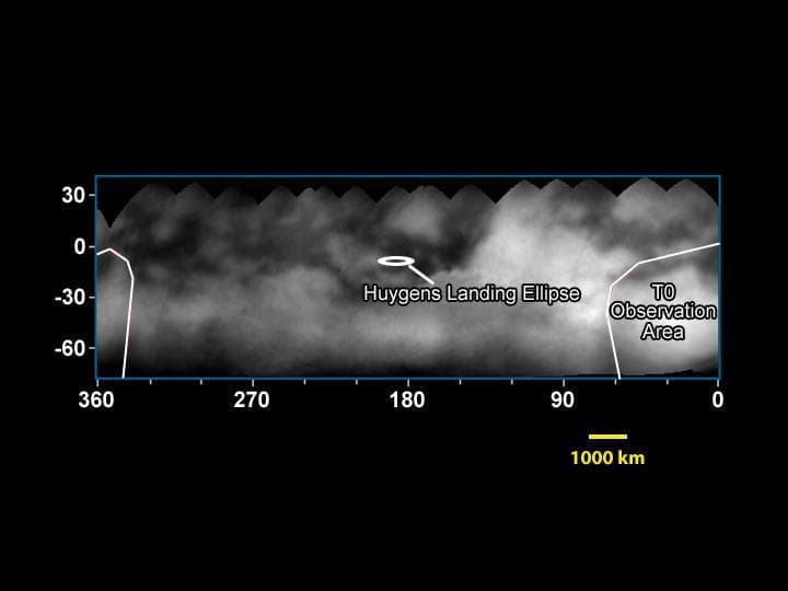 NASA image: Titan Map