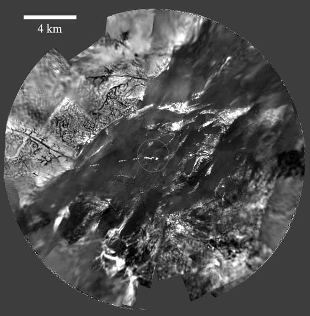 NASA image: Titan Surface