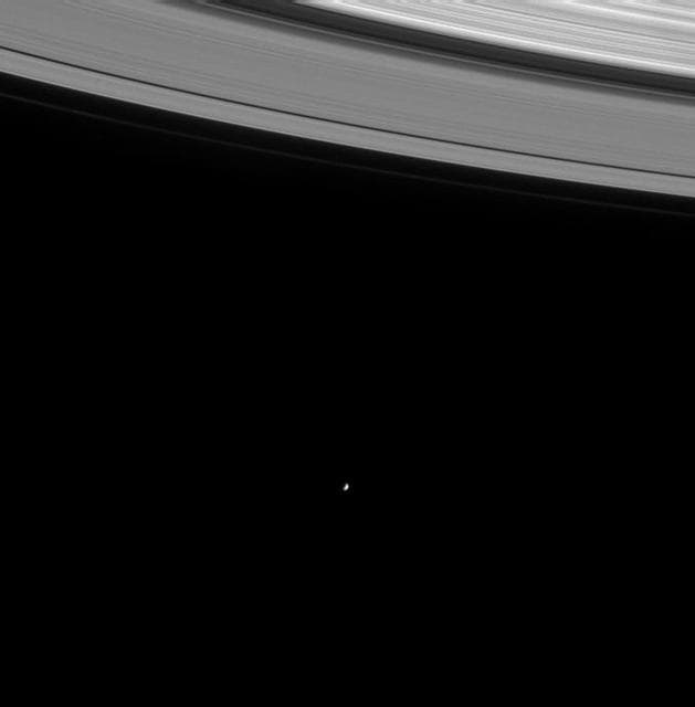 NASA image: Gazing Upon Mimas