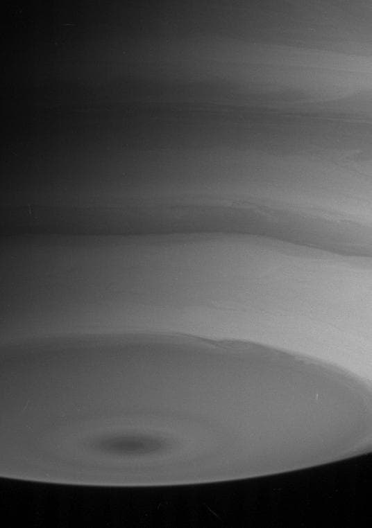 NASA image: Saturn Layered Bands