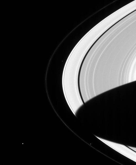 NASA image: Atlas, Pandora and Janus