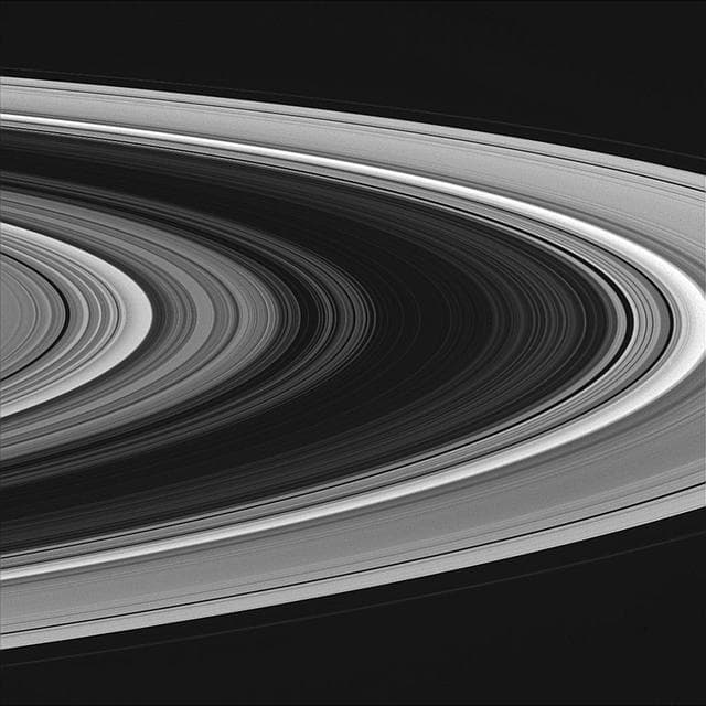 NASA image: Night Side Ringplane