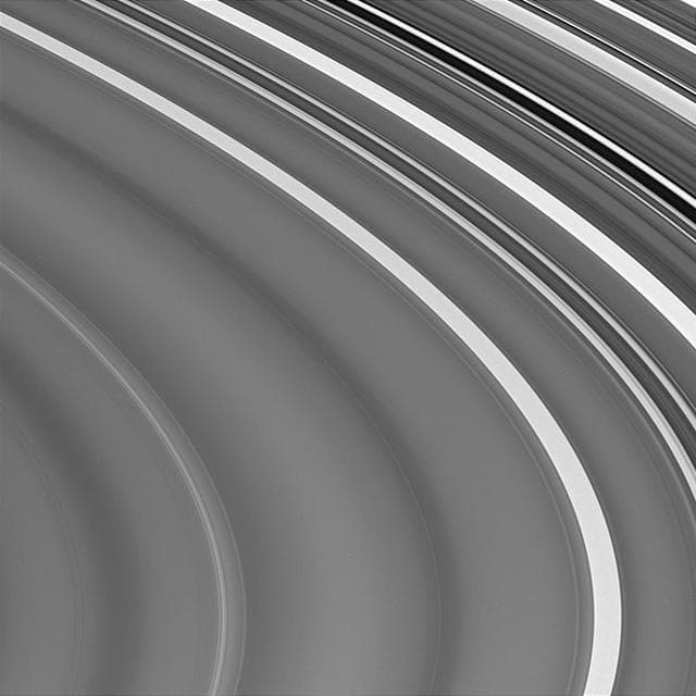 NASA image: Outer C Ring Detail