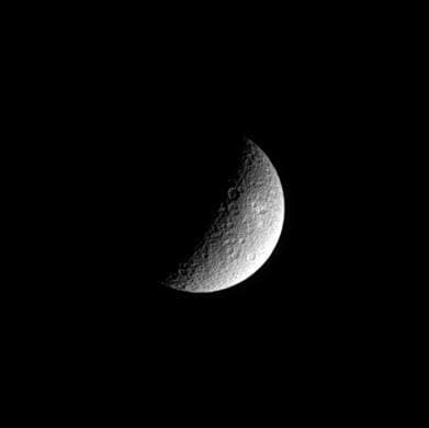 NASA image: Rhea Ancient Surface
