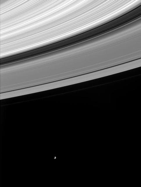 NASA image: Saturn Ring Patterns