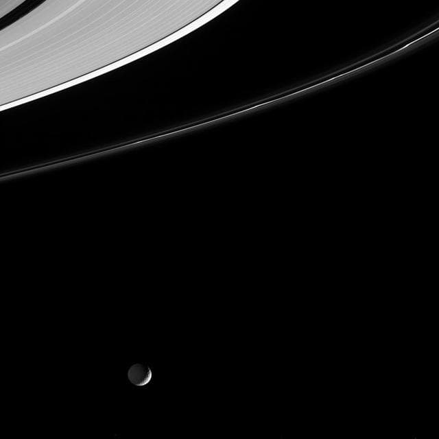 NASA image: Outsider Moon