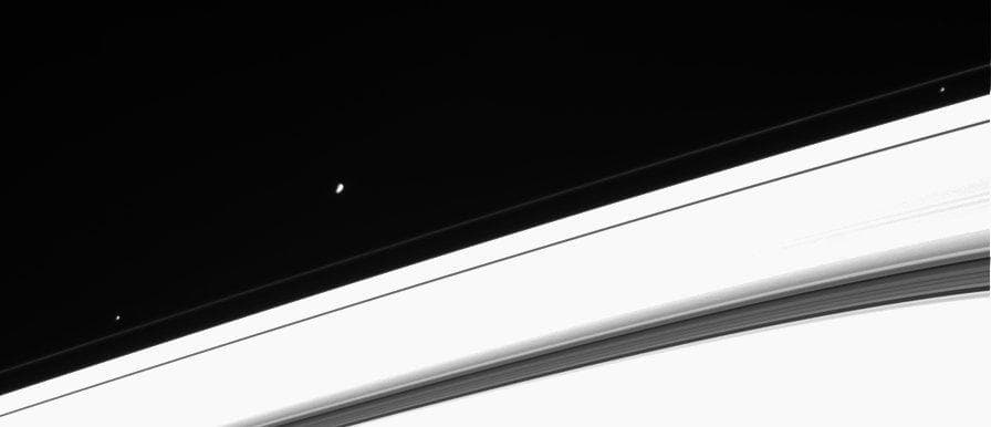 NASA image: Flock of Moons