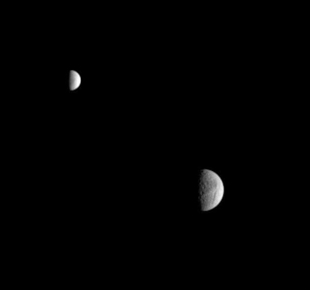 NASA image: Ice Orbs