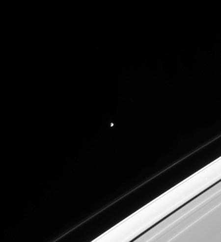NASA image: Epimetheus Alone