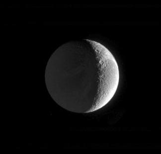 NASA image: Saturn-lit Surface