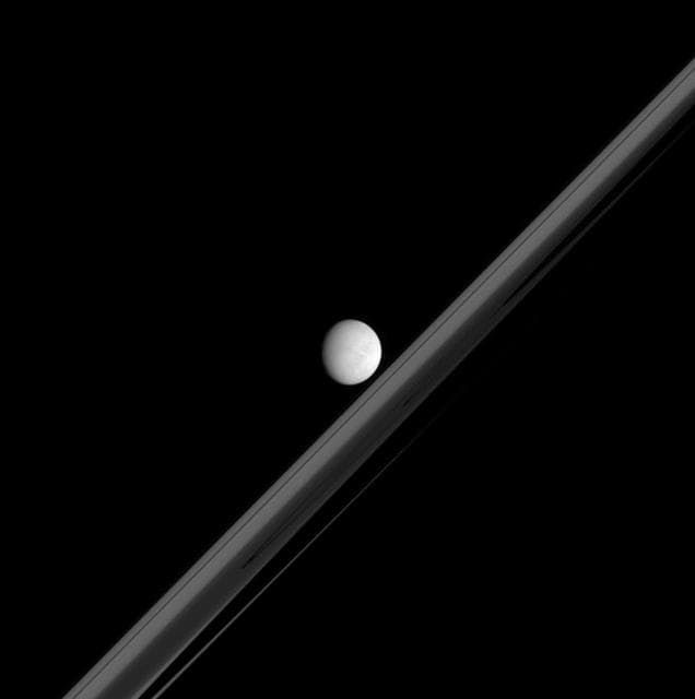 NASA image: Sideways Shadow