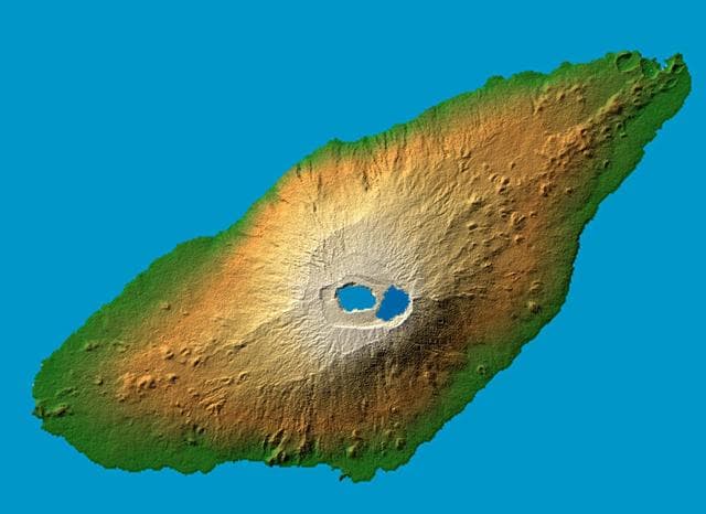 NASA image: Ambae Island, Vanuatu South Pacific