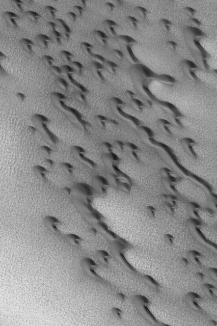 NASA image: Polar Barchans