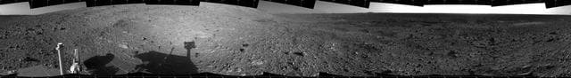 NASA image: Hilly Surroundings cylindrical