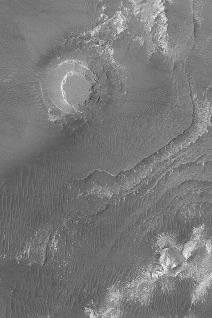 NASA image: Mesa in Aureum Chaos