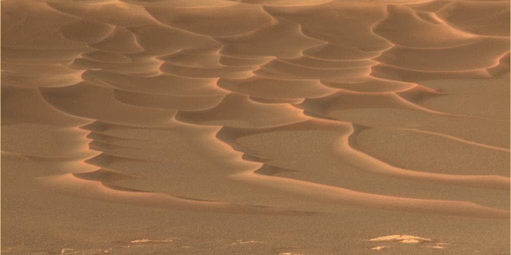 NASA image: Endurance Crater Dazzling Dunes