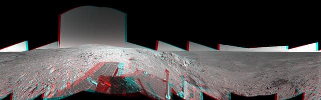 NASA image: Making Tracks on Mars 3-D