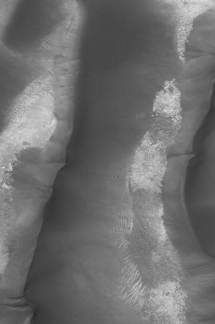 NASA image: Dune Avalanche Scars