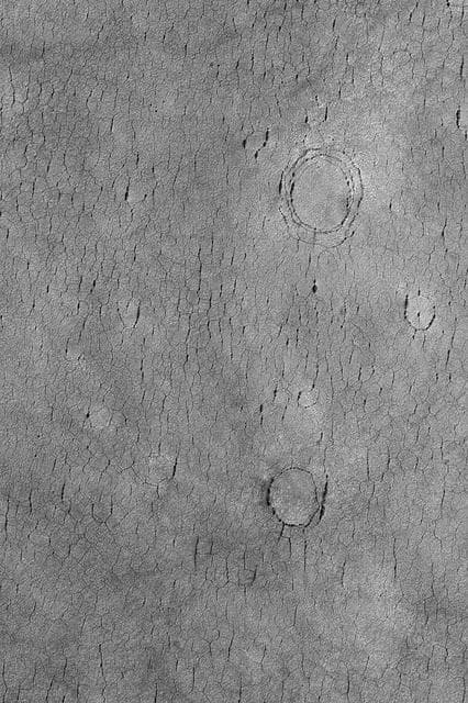 NASA image: Cracked Plain, Buried Craters
