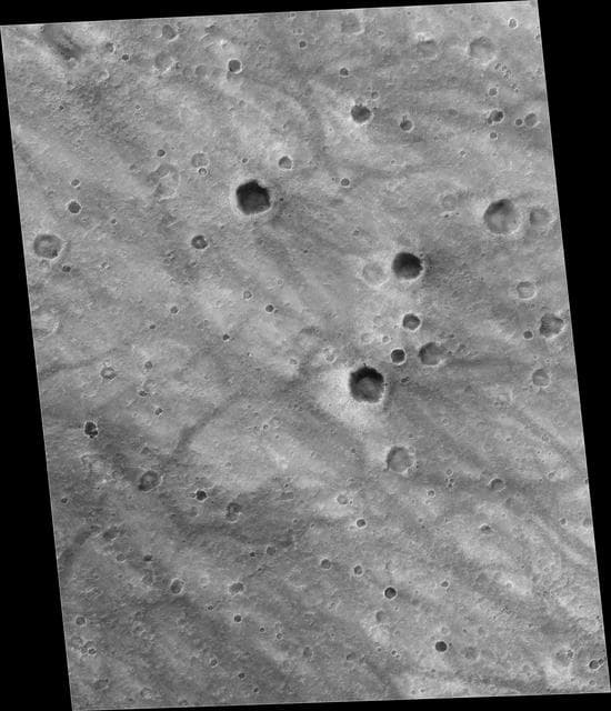 NASA image: Rover Tracks Seen from Orbit