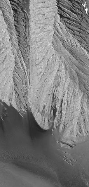 NASA image: East Candor Rocks
