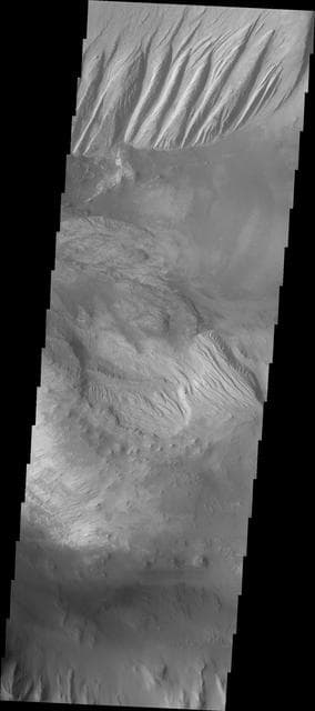 NASA image: Layered Candor Chasma