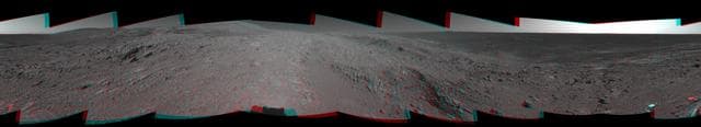 NASA image: Spirit View of Columbia Hills 3-D