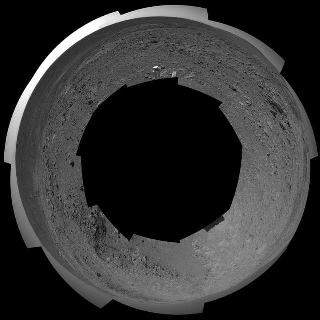 NASA image: Spirit View of Columbia Hills polar