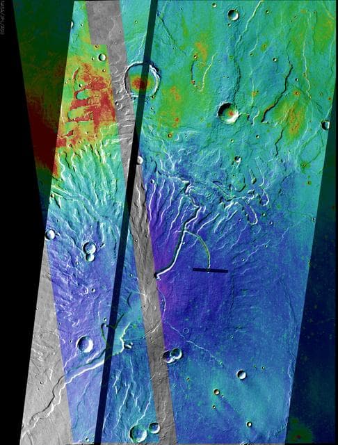 NASA image: Tyrrhena Patera Mosaic
