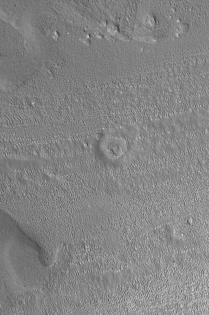 NASA image: Degraded Crater