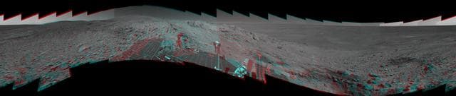 NASA image: Columbia Hills in Stereo